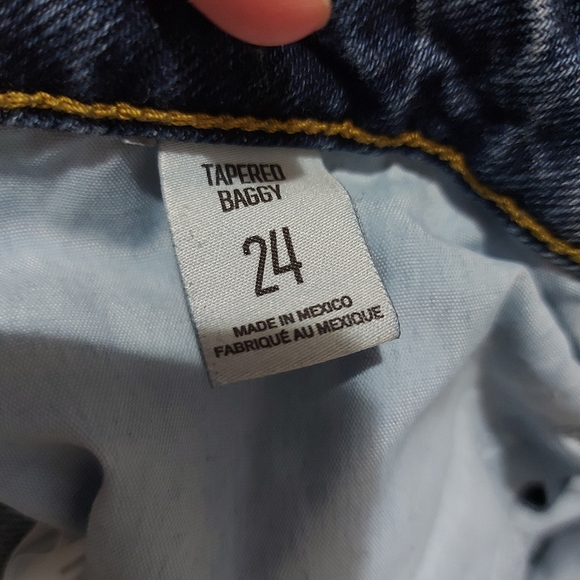 BDG Tapered Baggy High Waist Jeans Sz 24 - Picture 10 of 12